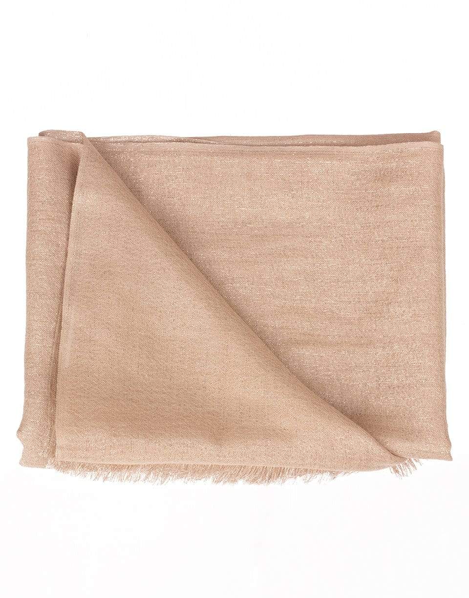 BRUNELLO CUCINELLI-Cashmere Blend Scarf-ALMOND