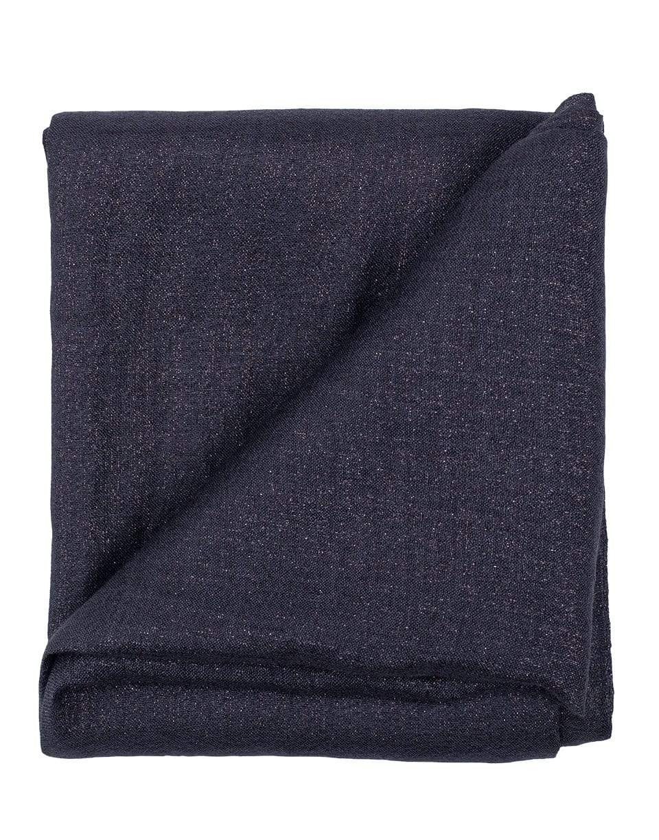 BRUNELLO CUCINELLI-Anthracite Cashmere Silk and Lurex Scarf-ANTHRACI