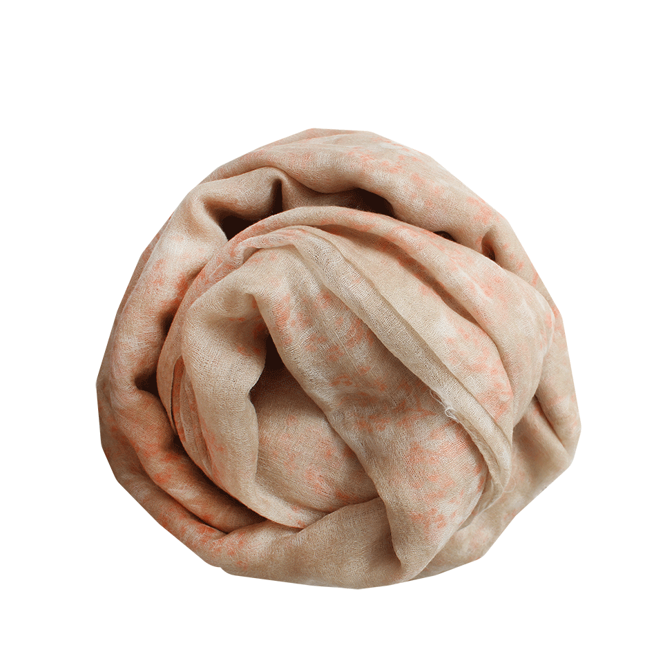 BRUNELLO CUCINELLI-Floral Cashmere Scarf-BISCOTTI
