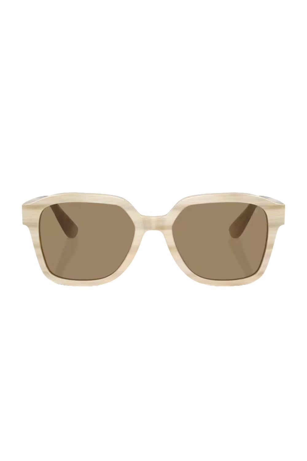 Geometric Sunglasses-CREAM-ACCESSORIESCARVES-BRUNELLO CUCINELLI