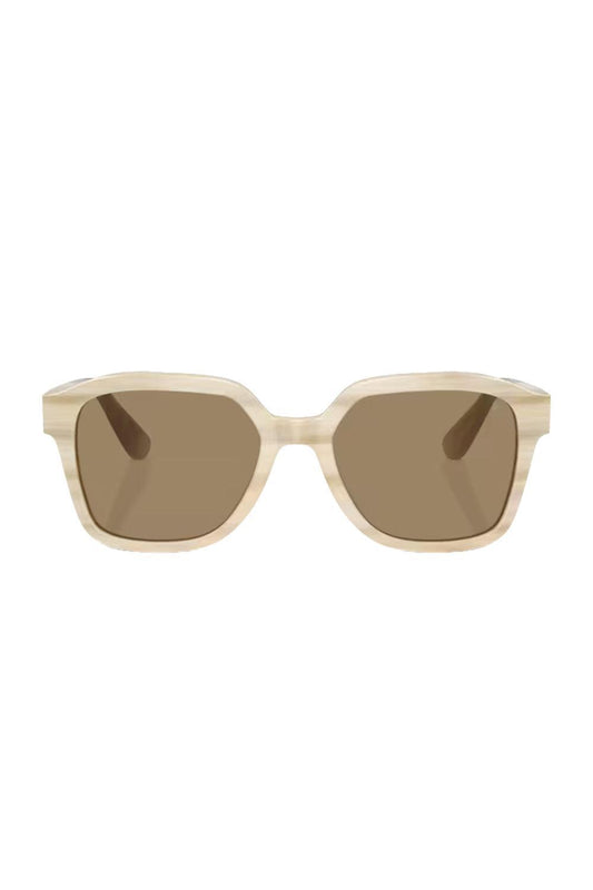 Geometric Sunglasses-CREAM-ACCESSORIESCARVES-BRUNELLO CUCINELLI