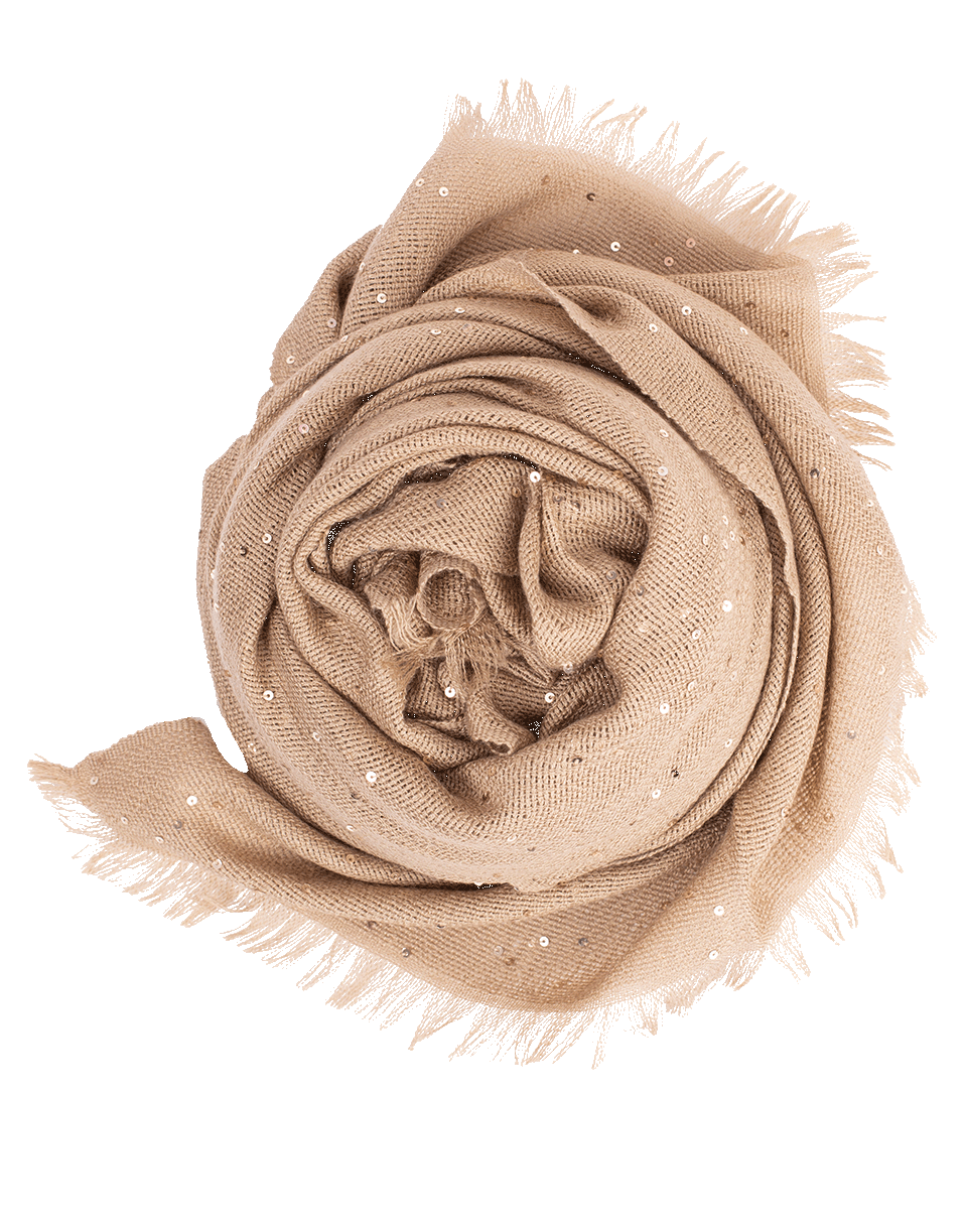 BRUNELLO CUCINELLI-Farro Cashmere Silk and Paillette Scarf-FARRO