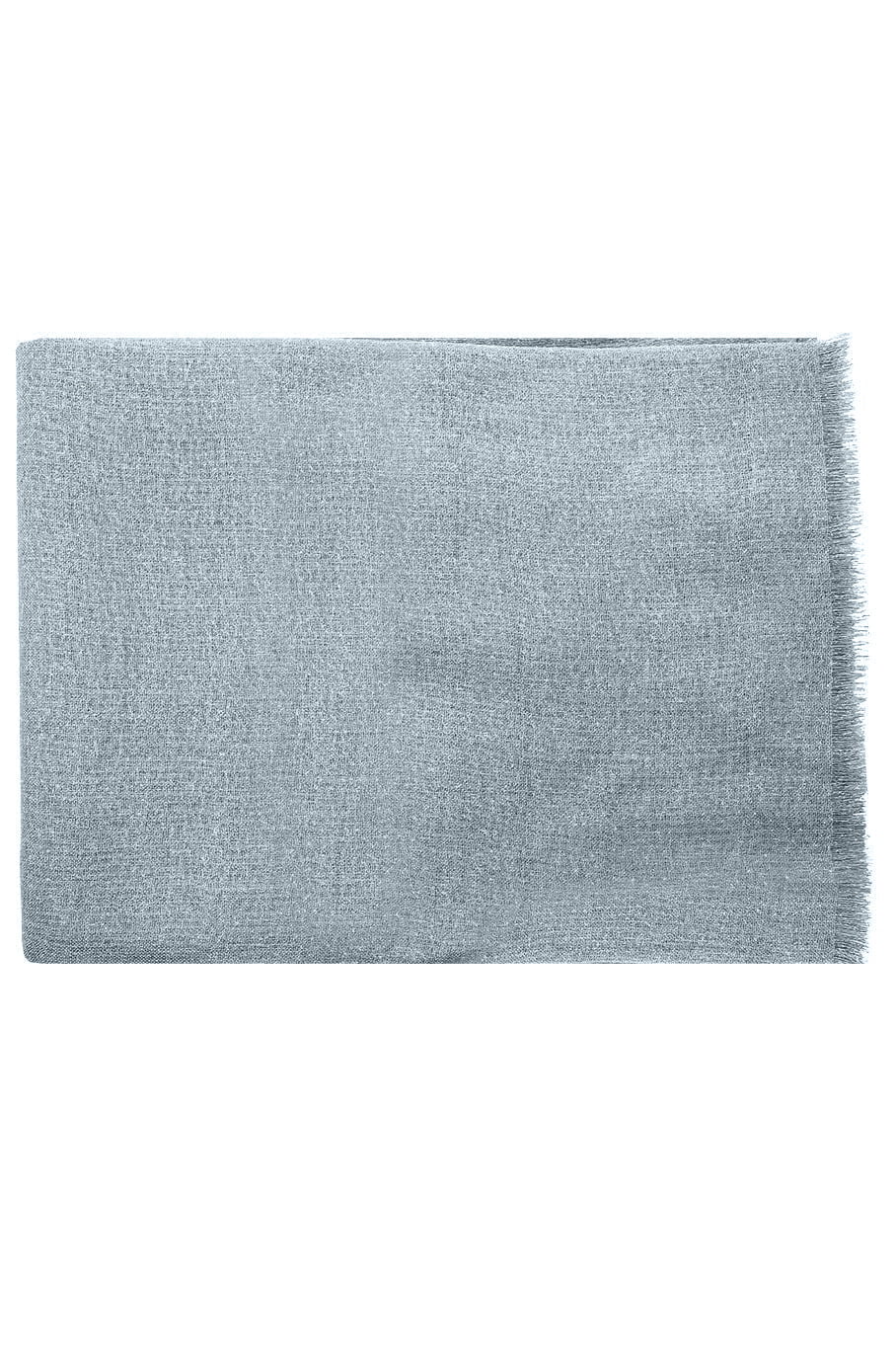 BRUNELLO CUCINELLI-Lurex Scarf - Light Blue-LT BLUE