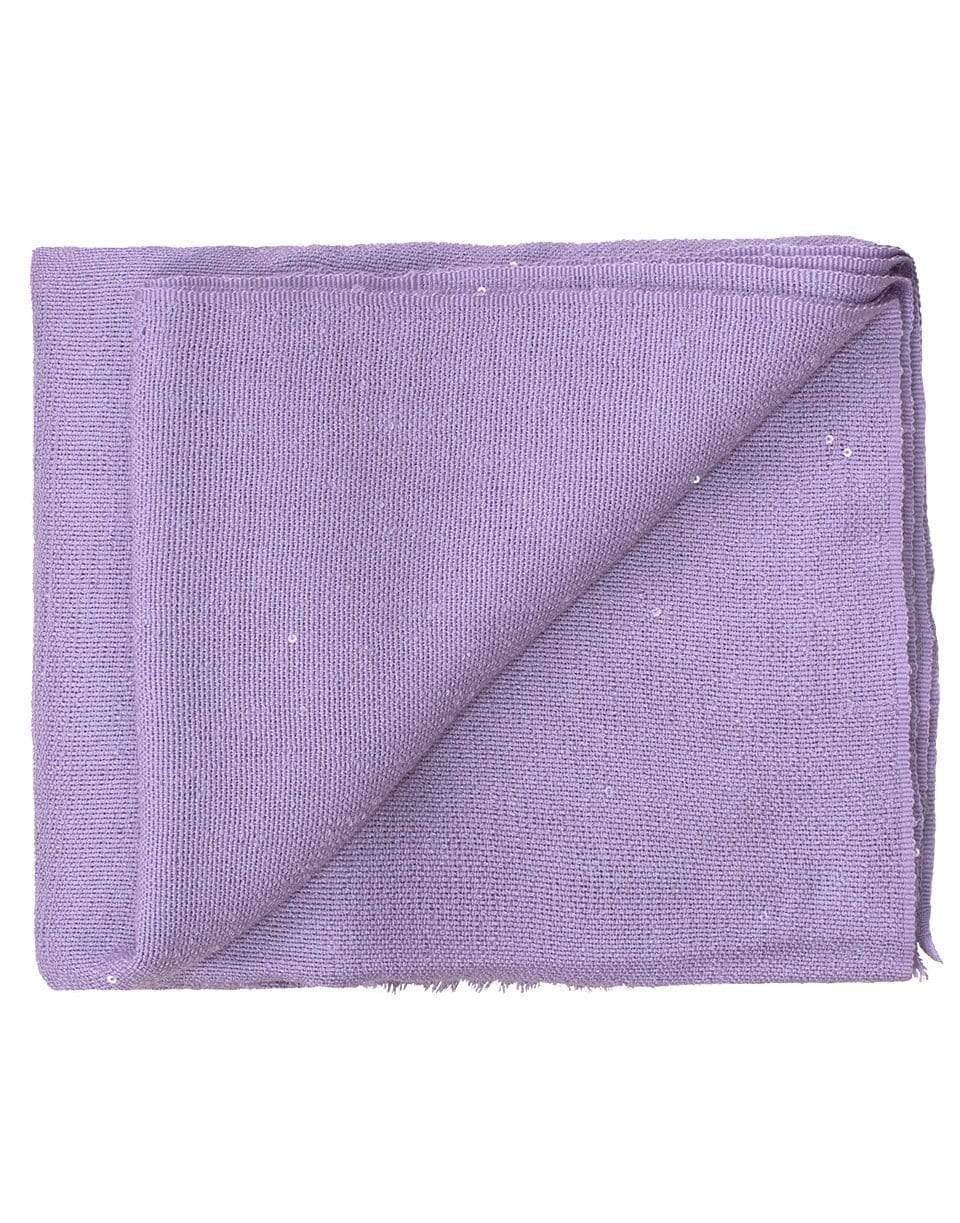 BRUNELLO CUCINELLI-Lily Cashmere Silk and Paillette Scarf-LILY