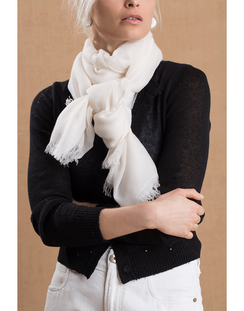 BRUNELLO CUCINELLI-Panama Cashmere Silk Scarf-PANAMA