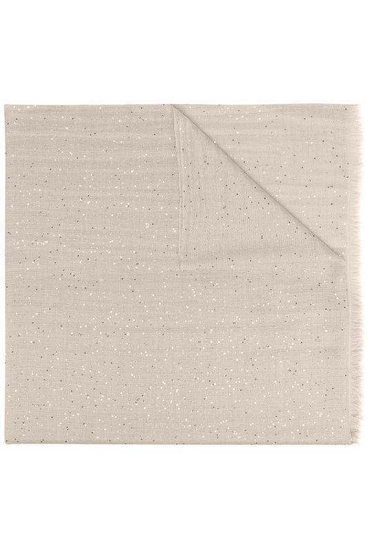 Paillette Scarf - Rustic Beige-RUSTCBGE-O/S-ACCESSORIESCARVES-BRUNELLO CUCINELLI