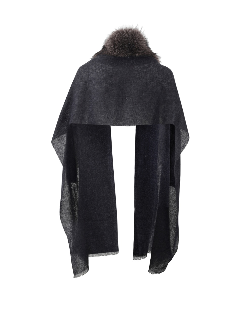 BRUNELLO CUCINELLI-Marmota Embellished Scarf-VOLCANO
