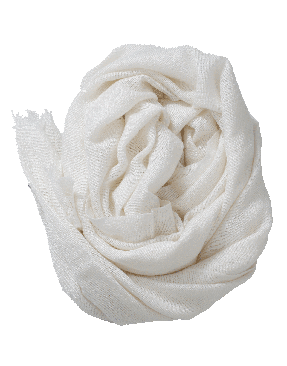 BRUNELLO CUCINELLI-Pailette Scarf-WHITE