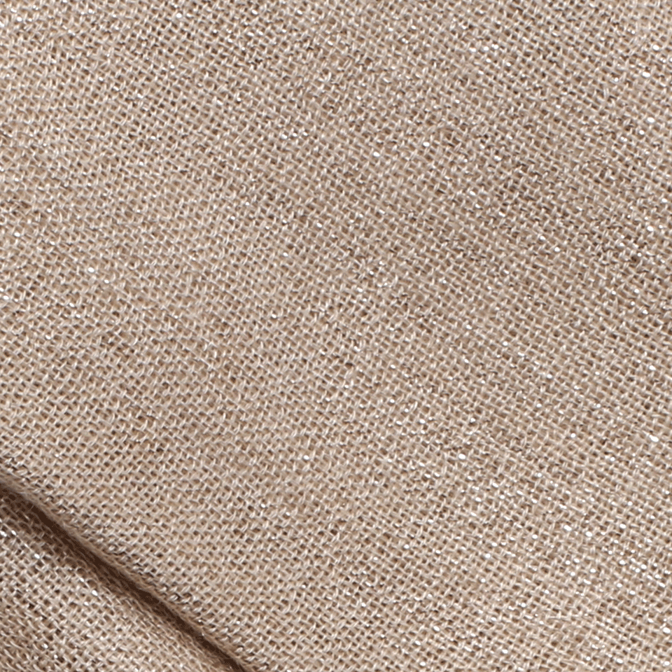 BRUNELLO CUCINELLI-Lurex Cashmere Scarf-HAZELNUT