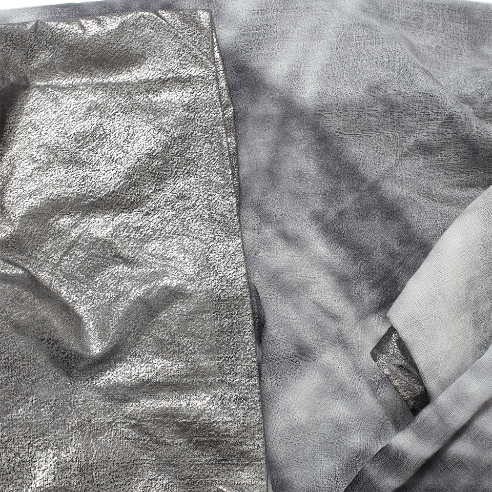 BRUNELLO CUCINELLI-Watercolor Shawl-INKBLUE