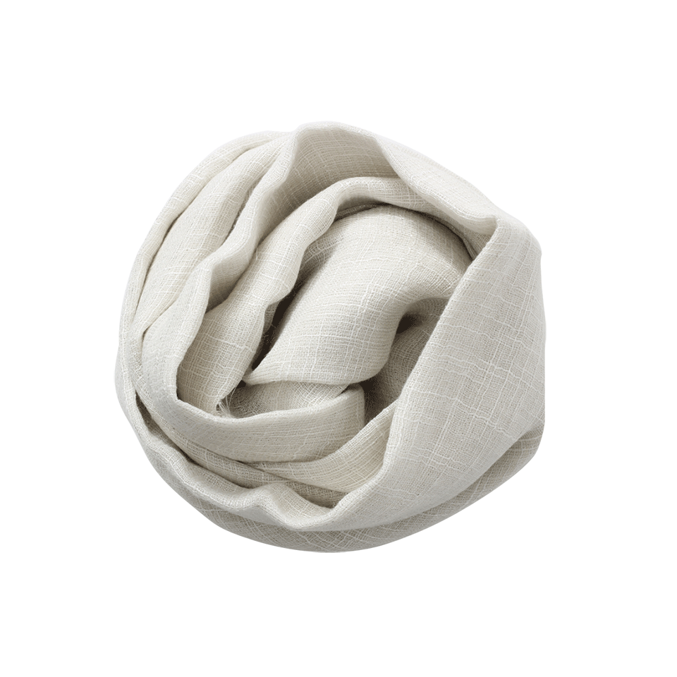 BRUNELLO CUCINELLI-Lurex Shimmer Scarf-WHITE