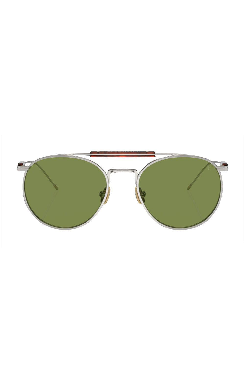 Round Sunglasses - Silver-SL/BRS/T-ACCESSORIESUNGLASSES-BRUNELLO CUCINELLI