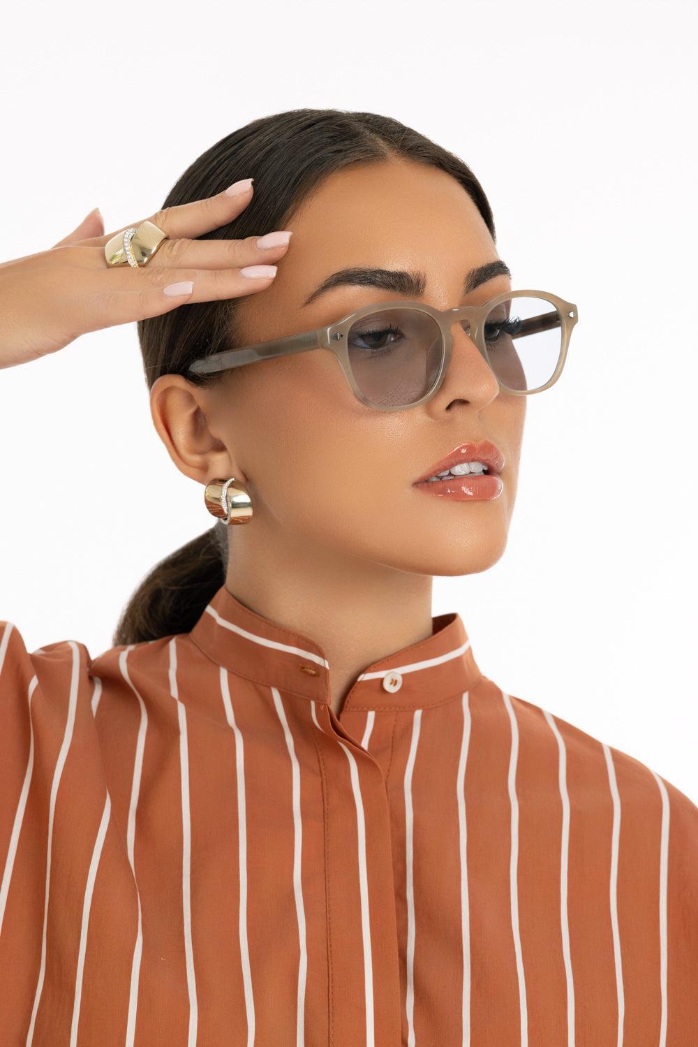 Acetate Sunglasses-CSHMRBGE-ACCESSORIESUNGLASSES-BRUNELLO CUCINELLI