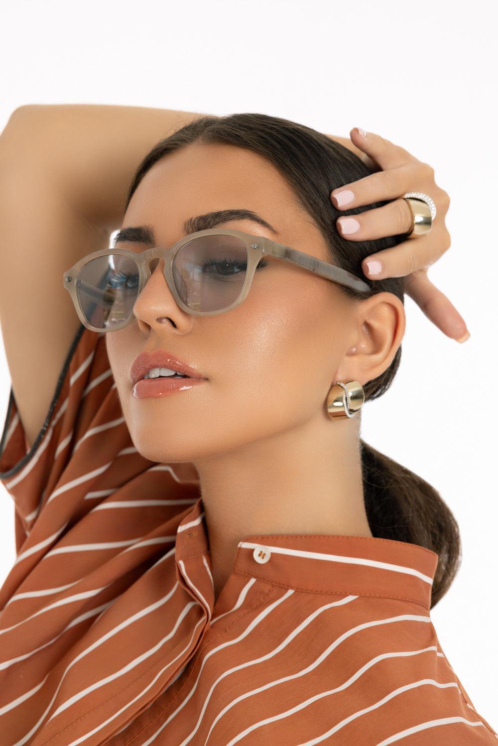 Acetate Sunglasses-CSHMRBGE-ACCESSORIESUNGLASSES-BRUNELLO CUCINELLI