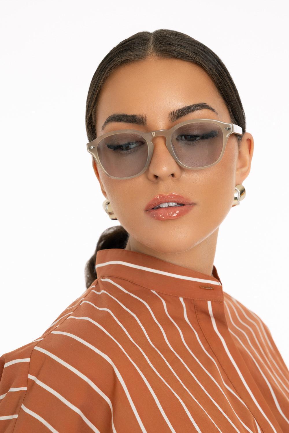 Acetate Sunglasses-CSHMRBGE-ACCESSORIESUNGLASSES-BRUNELLO CUCINELLI