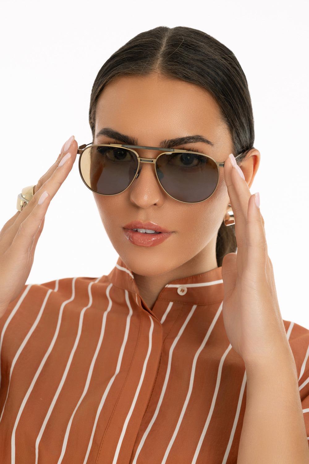 Aviator Sunglasses-MTGDCAFE-ACCESSORIESUNGLASSES-BRUNELLO CUCINELLI