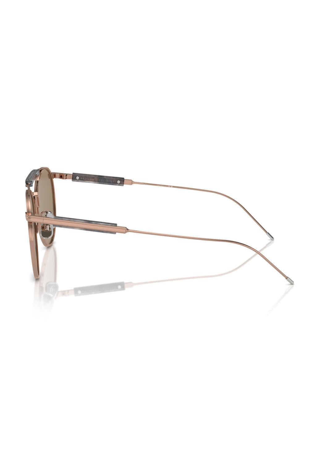 Round Sunglasses - Rose Gold-RSGDNCTI-ACCESSORIESUNGLASSES-BRUNELLO CUCINELLI