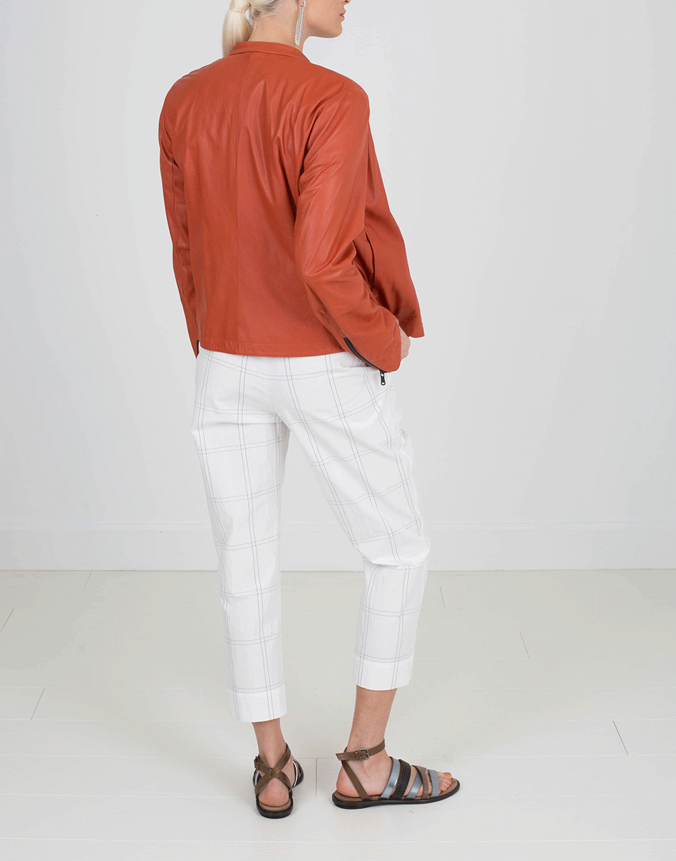 BRUNELLO CUCINELLI-Glove Leather Jacket-