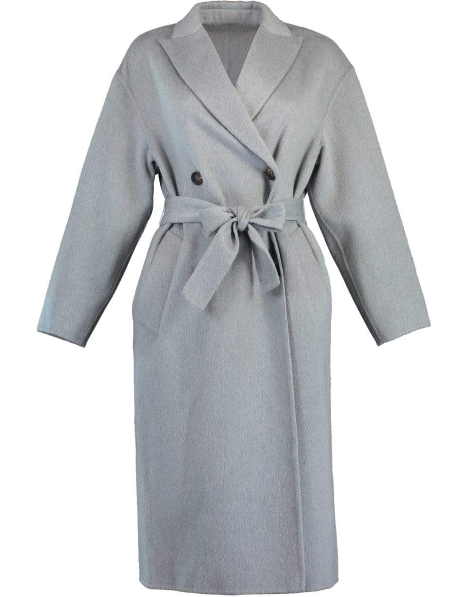 BRUNELLO CUCINELLI-Cashmere Wrap Coat-