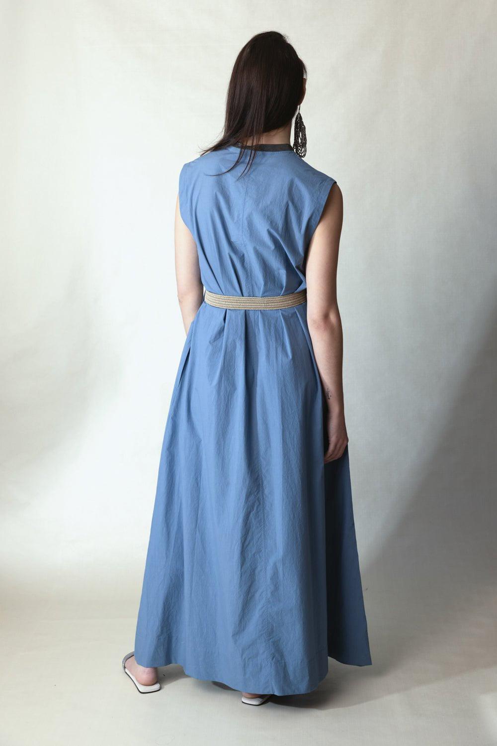 BRUNELLO CUCINELLI-Sleeveless Maxi Dress-