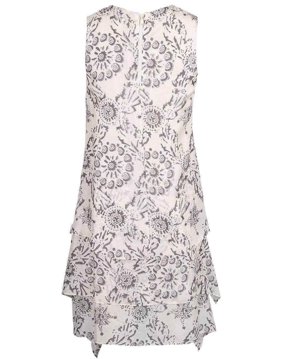 BRUNELLO CUCINELLI-Tiered Patterned Dress-