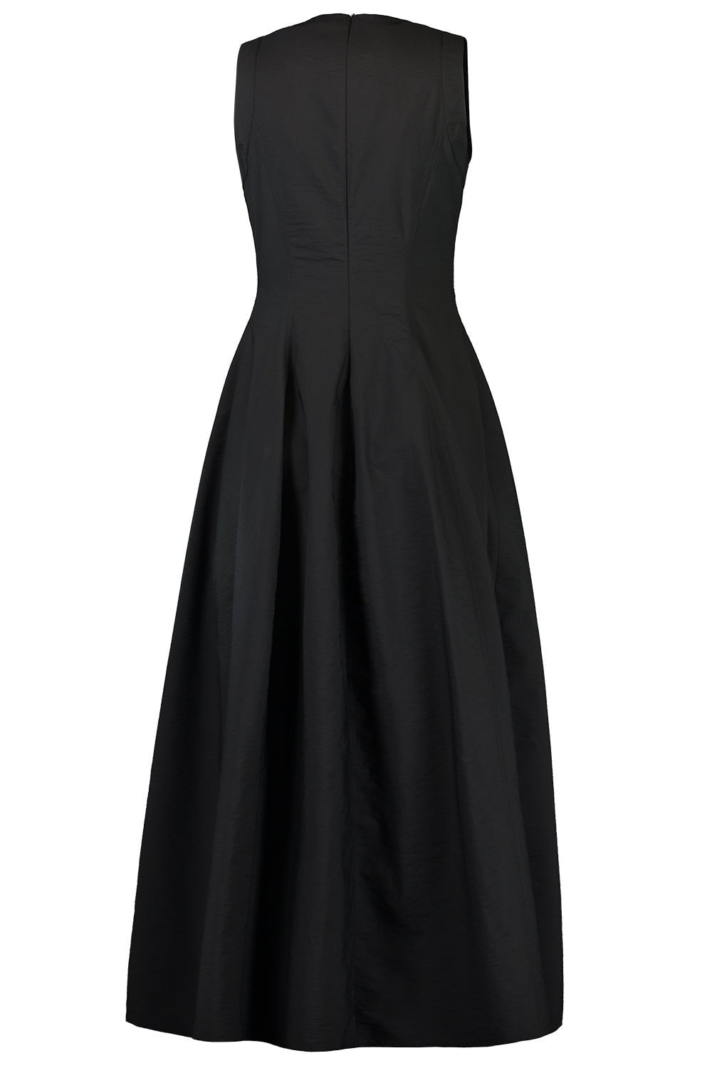 BRUNELLO CUCINELLI-Embroidered Magnolia Flower Structured Dress-