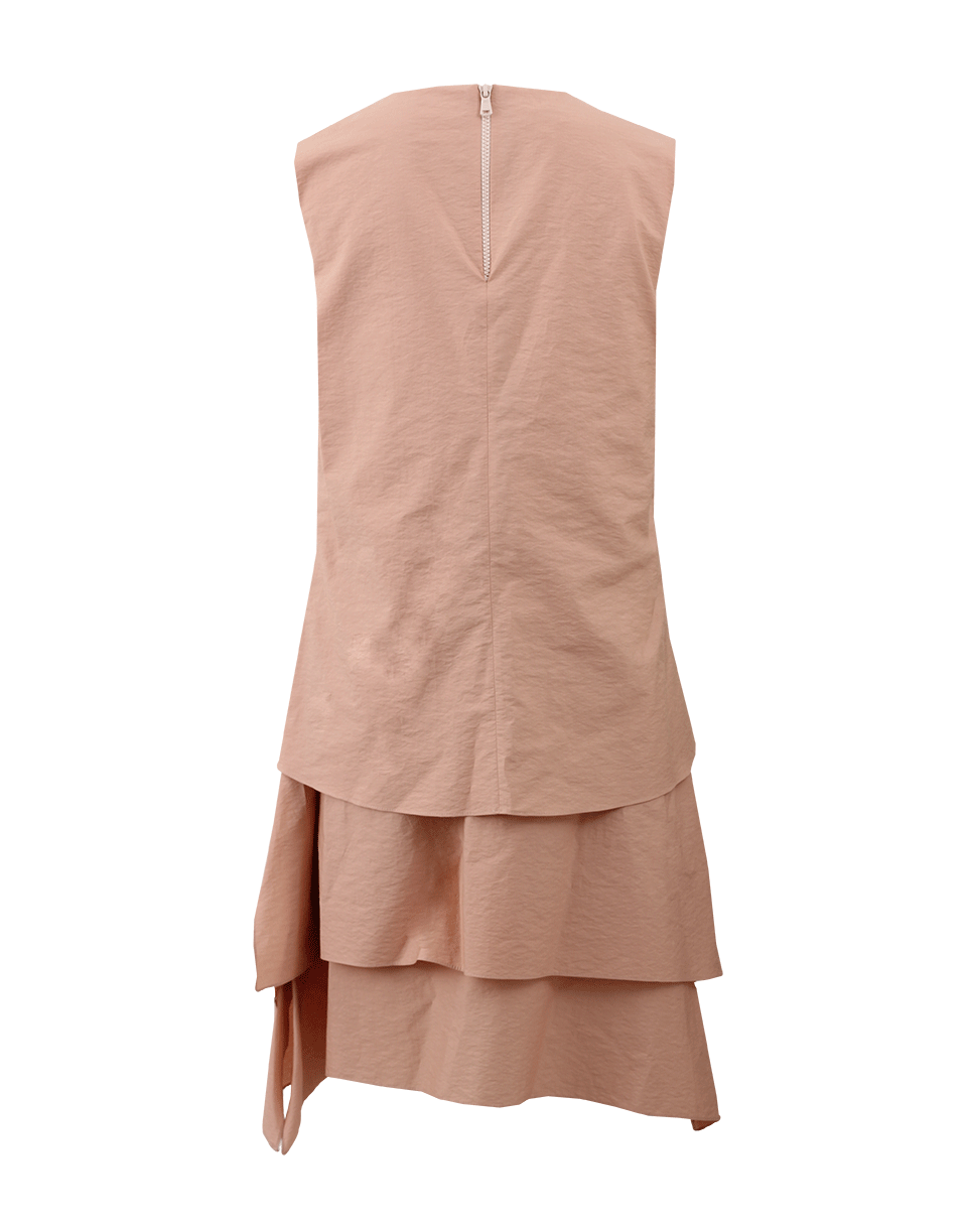 BRUNELLO CUCINELLI-Trapeze Bottom Cotton Dress-