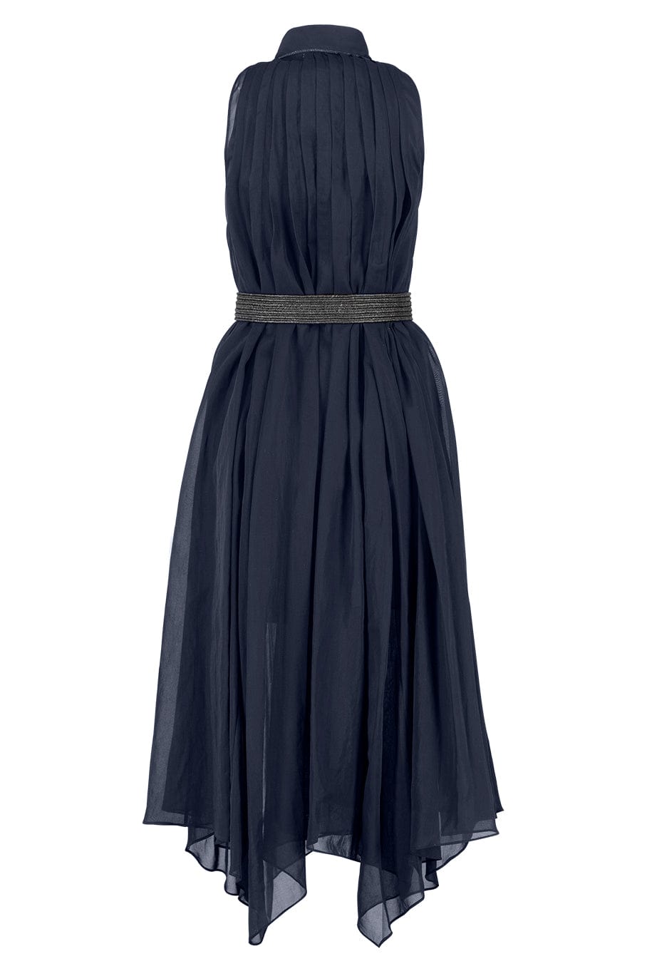 BRUNELLO CUCINELLI-Sleeveless Dress With Belt-