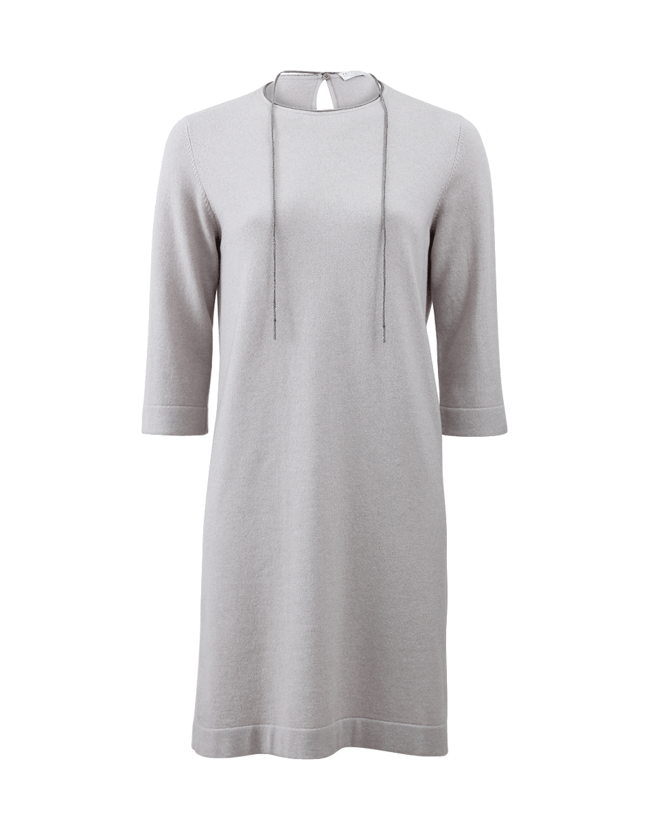 BRUNELLO CUCINELLI-Monili Tassel Cashmere Dress-