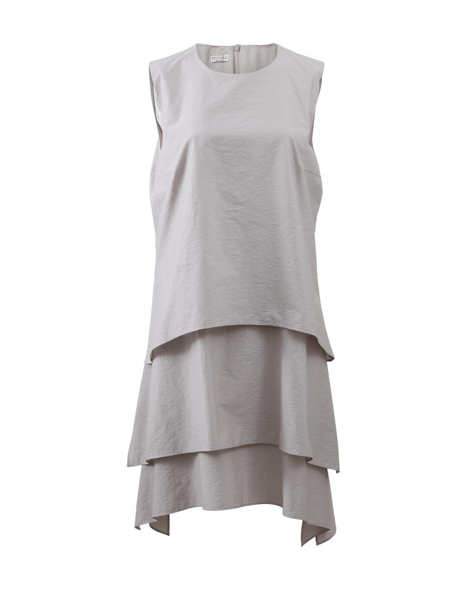 BRUNELLO CUCINELLI-Layered Trapeze Dress-