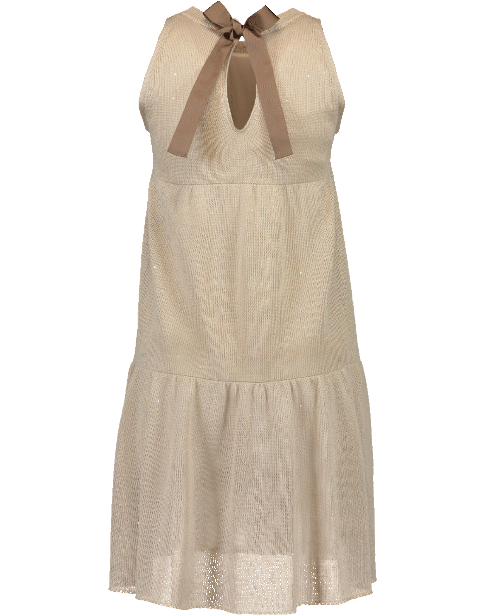 BRUNELLO CUCINELLI-Paillette Tiered Dress-