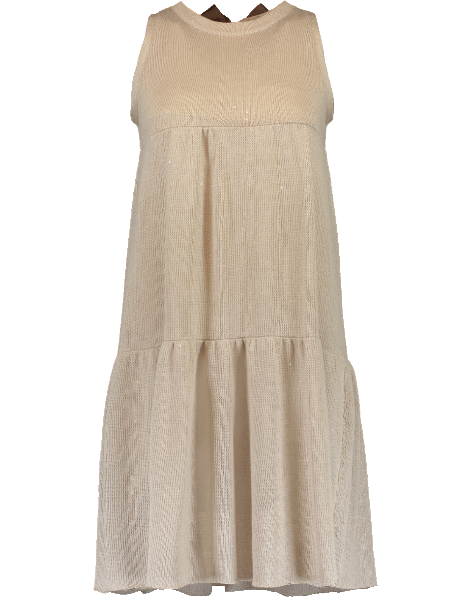 BRUNELLO CUCINELLI-Paillette Tiered Dress-