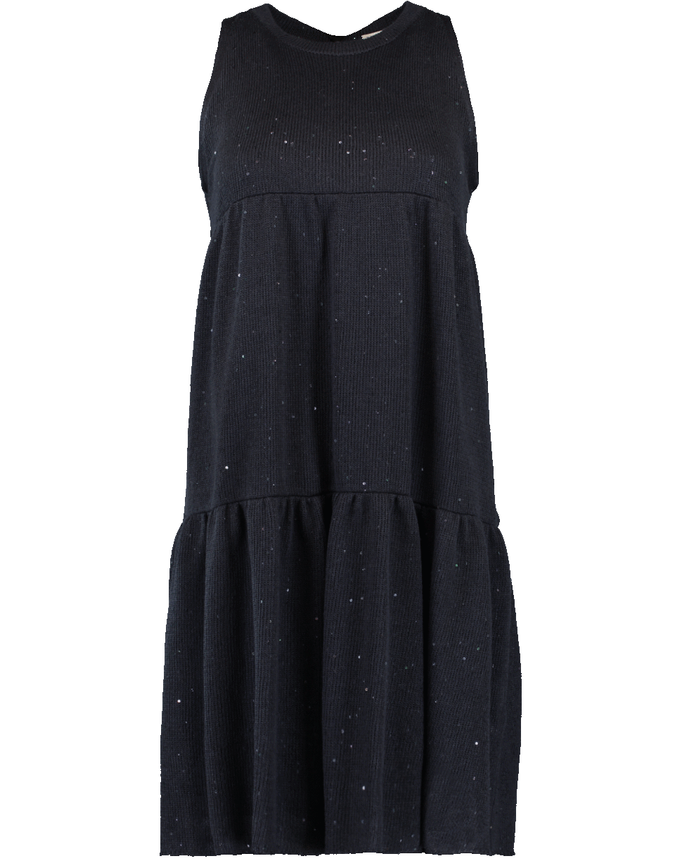 BRUNELLO CUCINELLI-Paillette Tiered Dress-