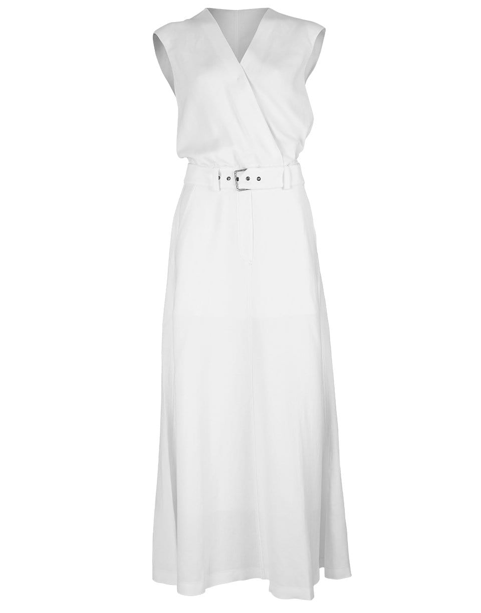 BRUNELLO CUCINELLI-Linen Twill Maxi Dress-