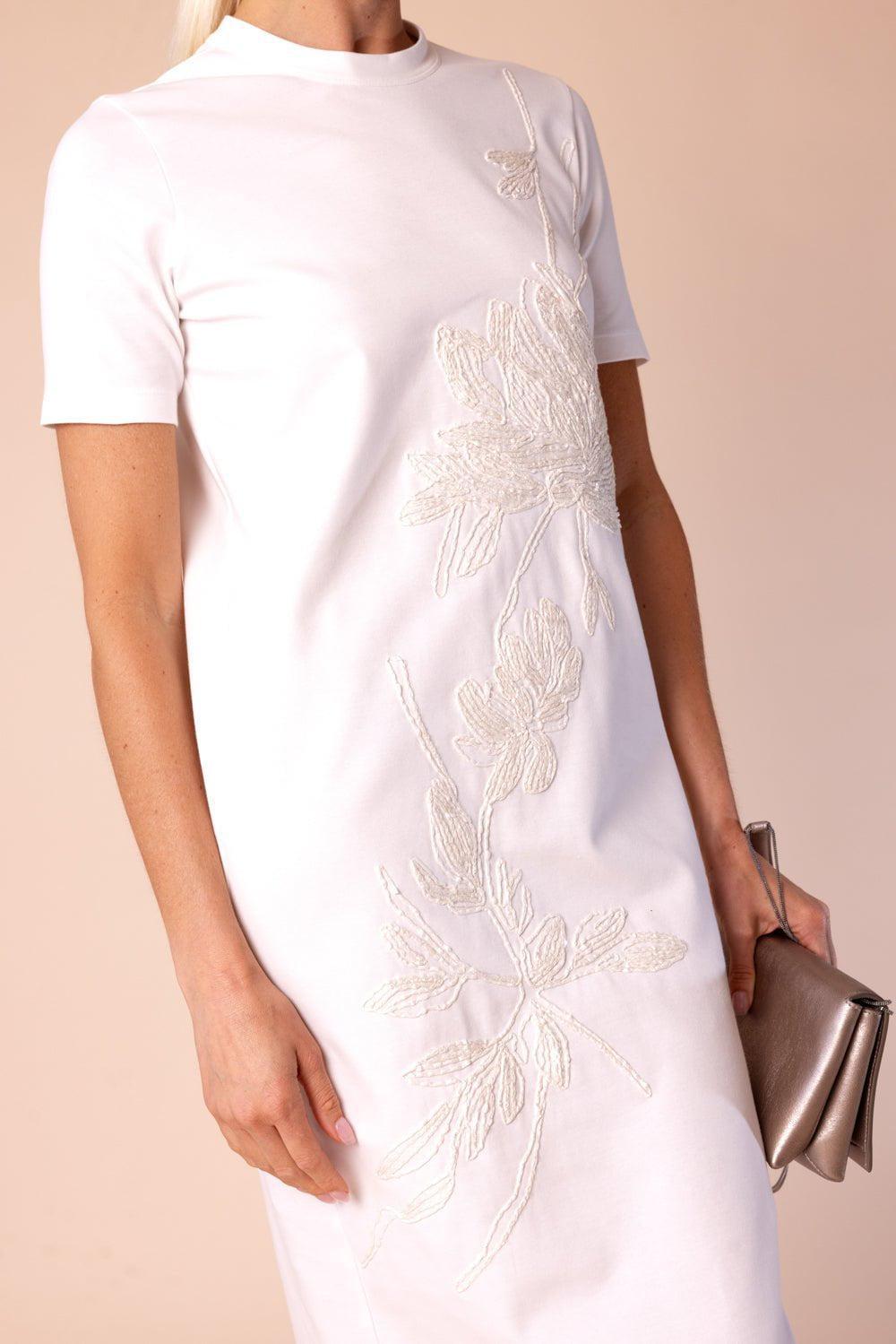 BRUNELLO CUCINELLI-Magnolia Detail Dress-
