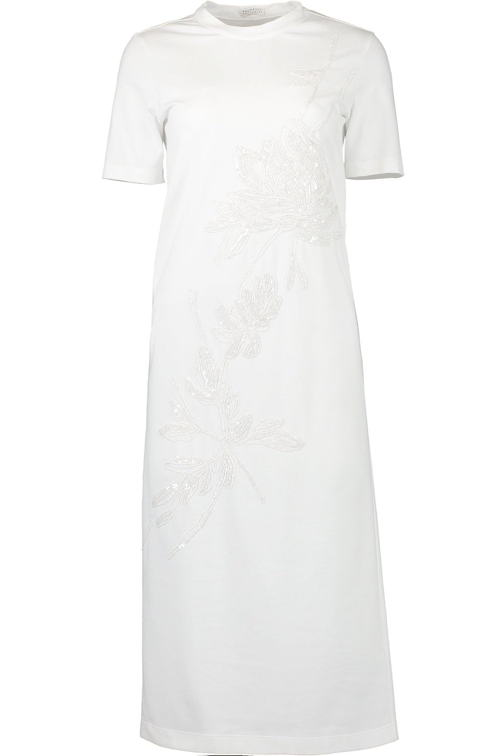 BRUNELLO CUCINELLI-Magnolia Detail Dress-