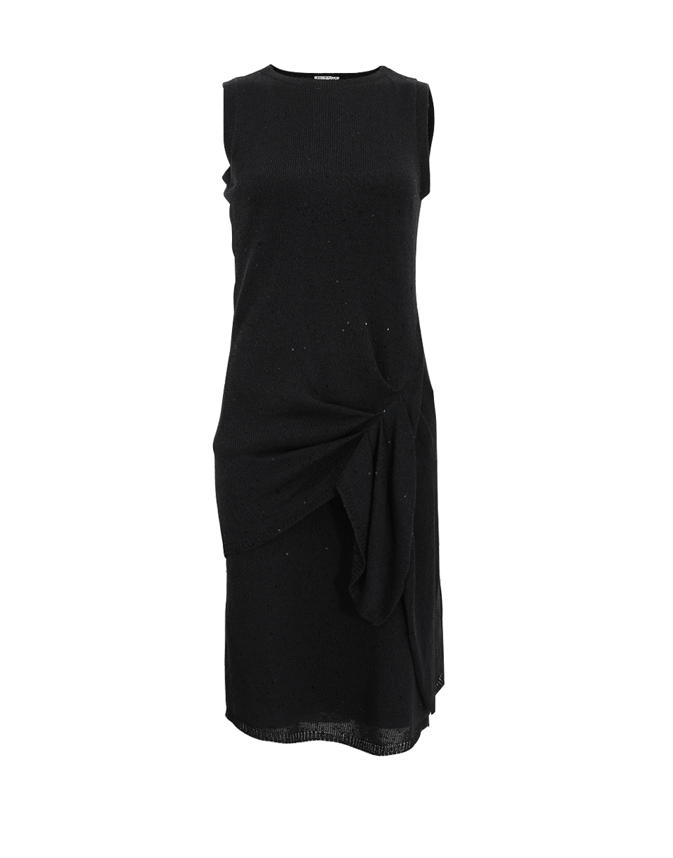 BRUNELLO CUCINELLI-Side Gathered Pailette Dress-