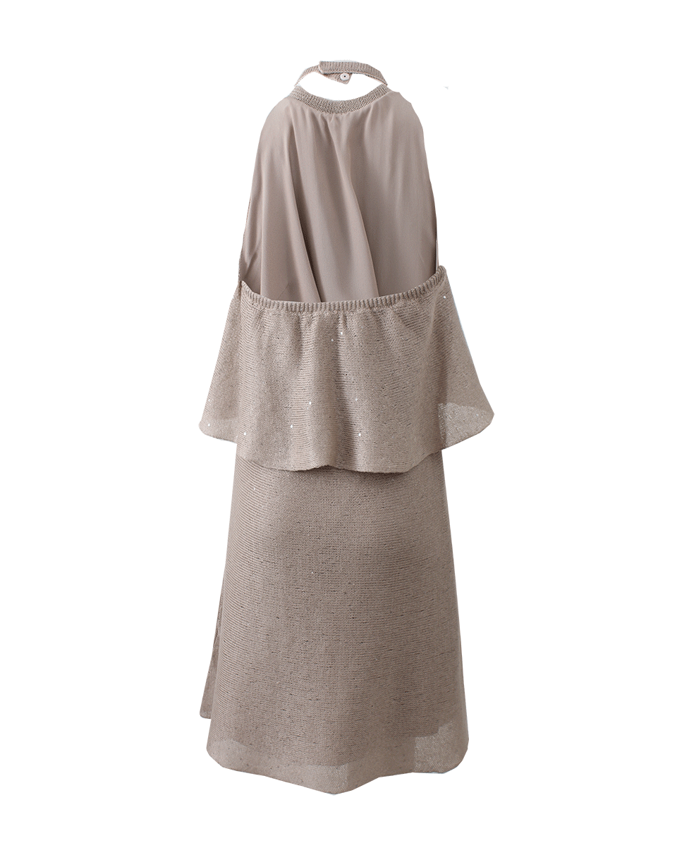 BRUNELLO CUCINELLI-Layered Halter Dress-