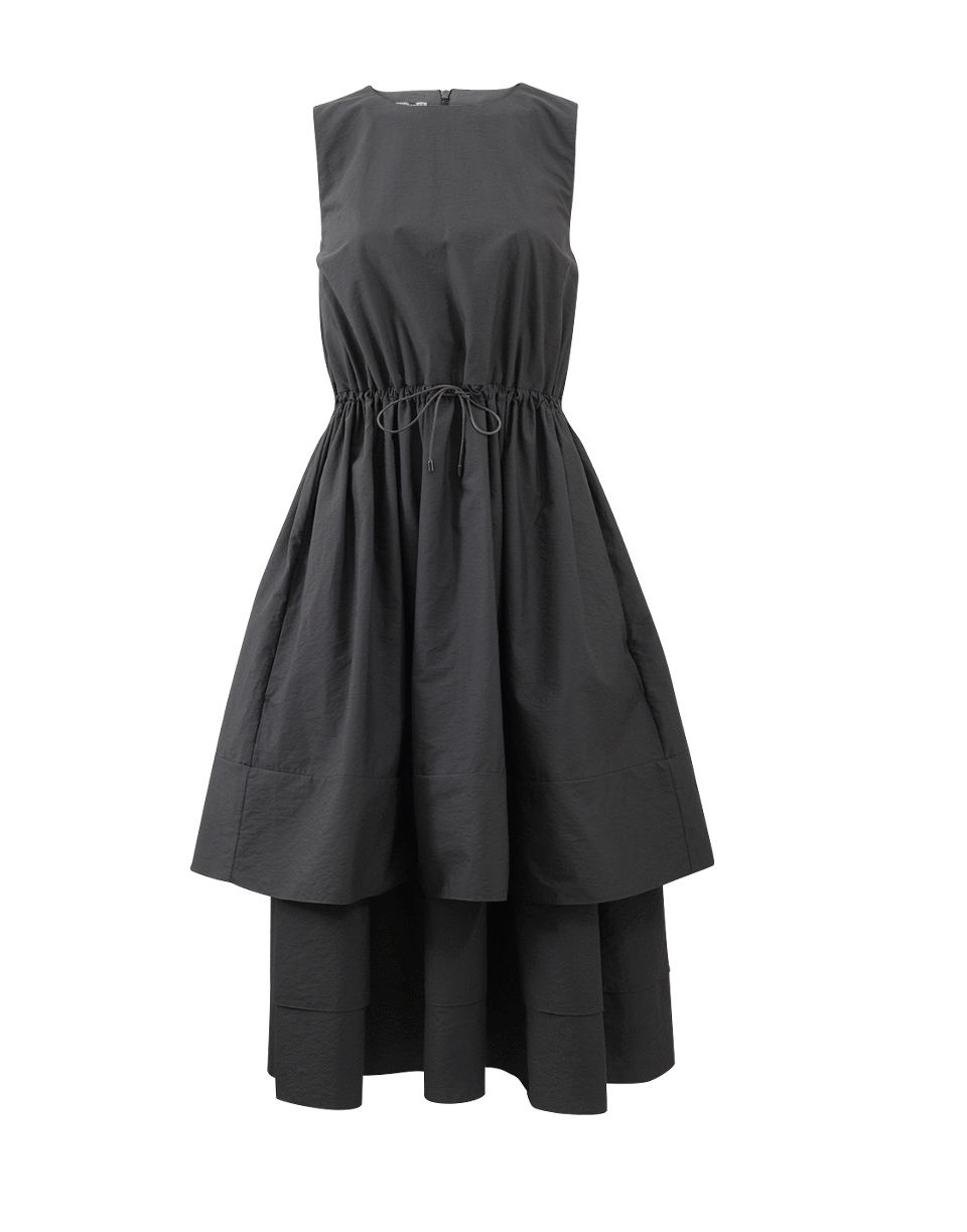 BRUNELLO CUCINELLI-Layered Drawstring Dress-