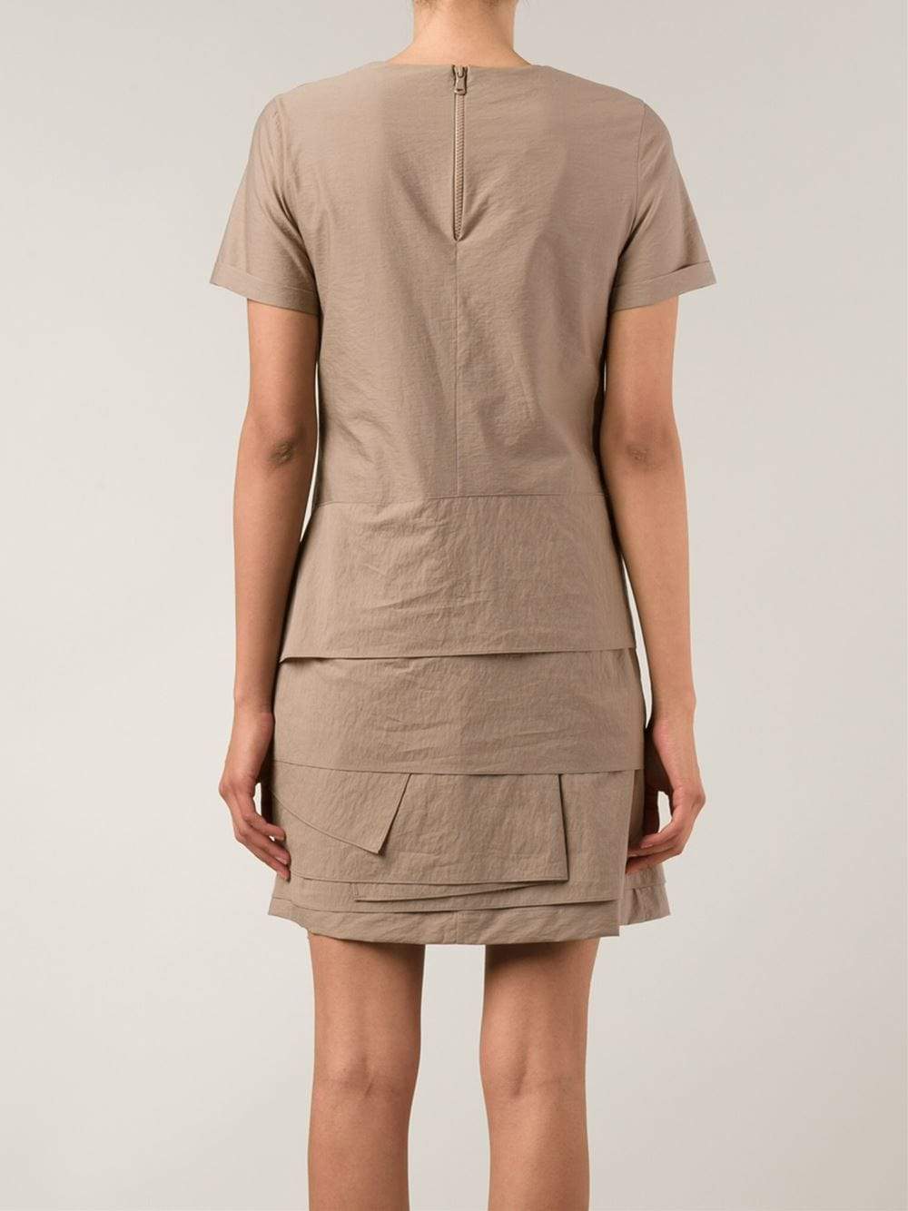 BRUNELLO CUCINELLI-Layered Bottom Dress-