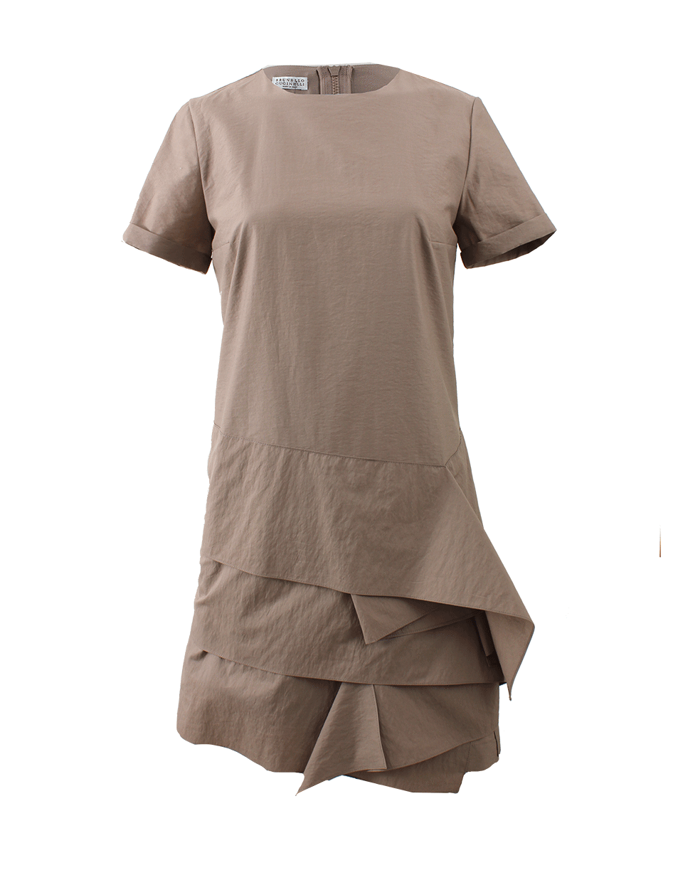 BRUNELLO CUCINELLI-Layered Bottom Dress-