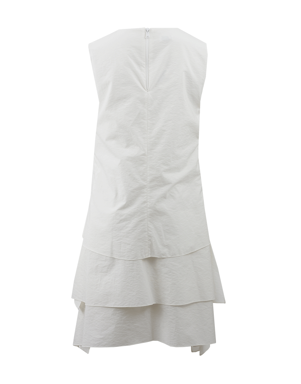 BRUNELLO CUCINELLI-Trapeze Bottom Cotton Dress-