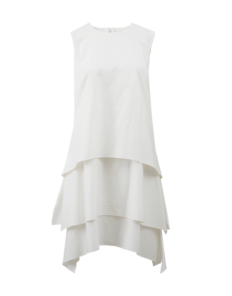 BRUNELLO CUCINELLI-Trapeze Bottom Cotton Dress-