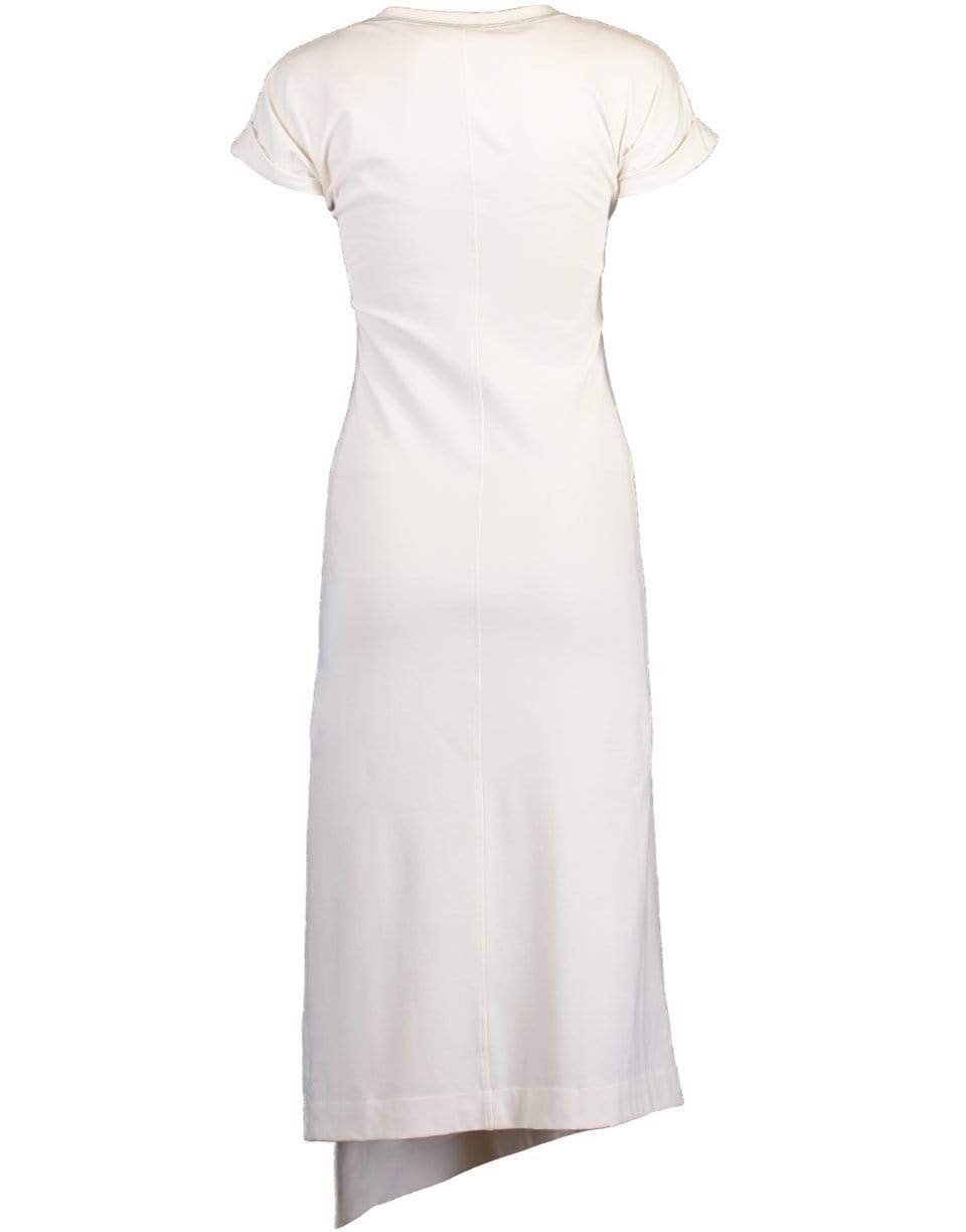 BRUNELLO CUCINELLI-Asymmetric T-Shirt Jersey Dress-