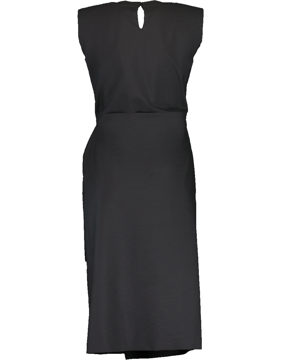 BRUNELLO CUCINELLI-Wrapped Crewneck Ring Dress-