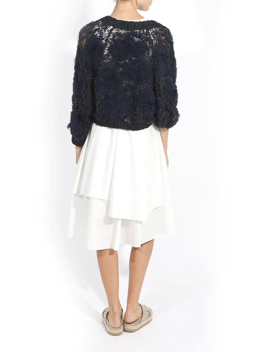 BRUNELLO CUCINELLI-Crinkle Asymmetrical Tiered Dress-