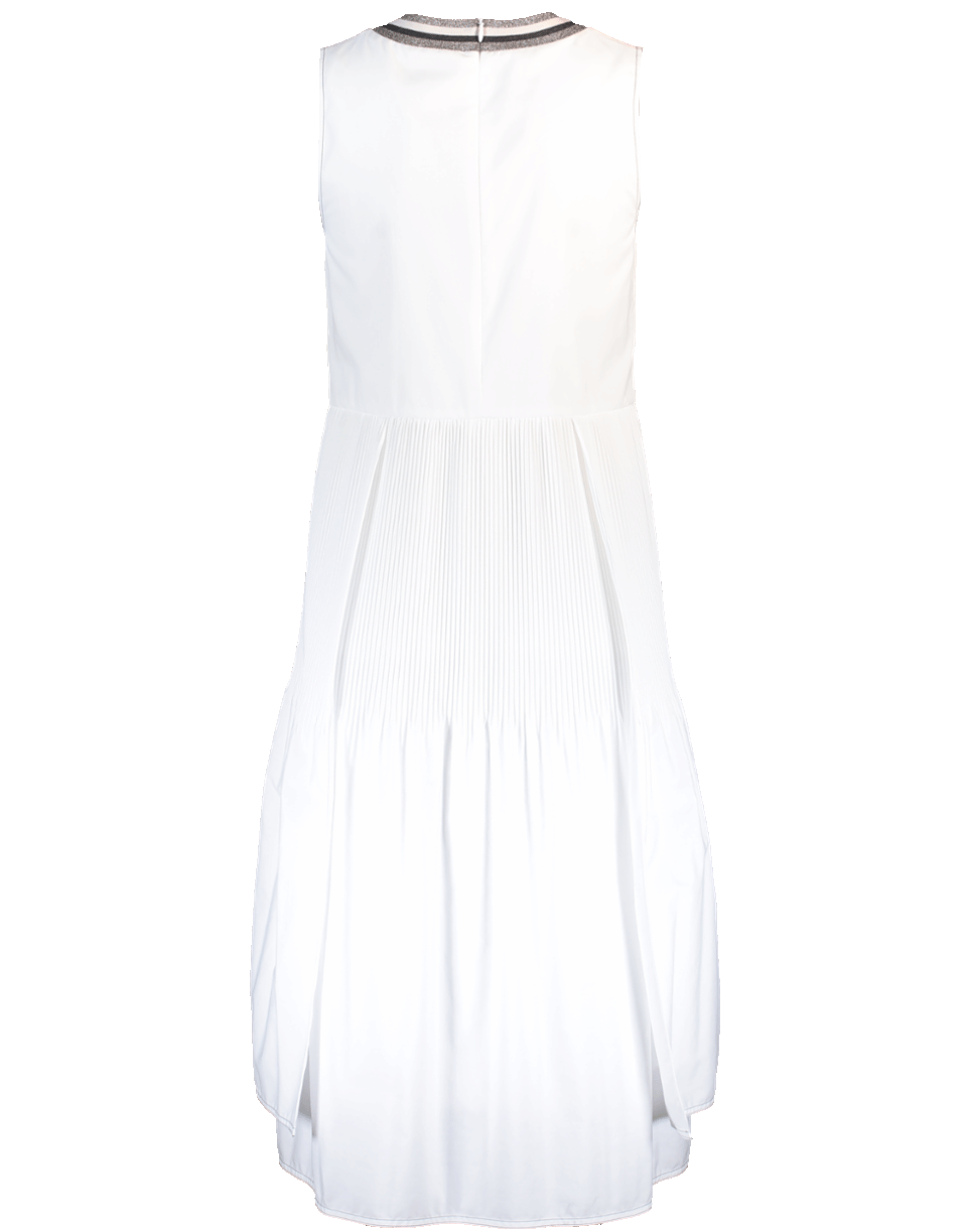 BRUNELLO CUCINELLI-Plisse Midi Dress-