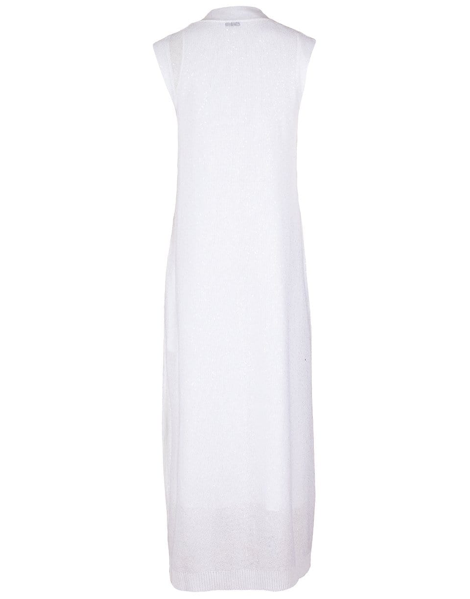 BRUNELLO CUCINELLI-V-Neck Paillette Maxi Dress-