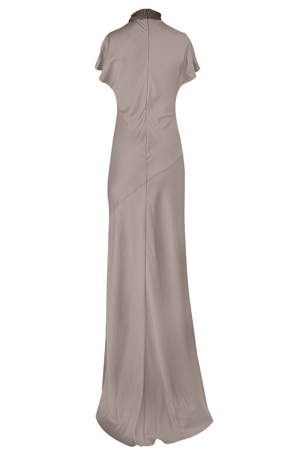 BRUNELLO CUCINELLI-Embellished High Neck Dress-