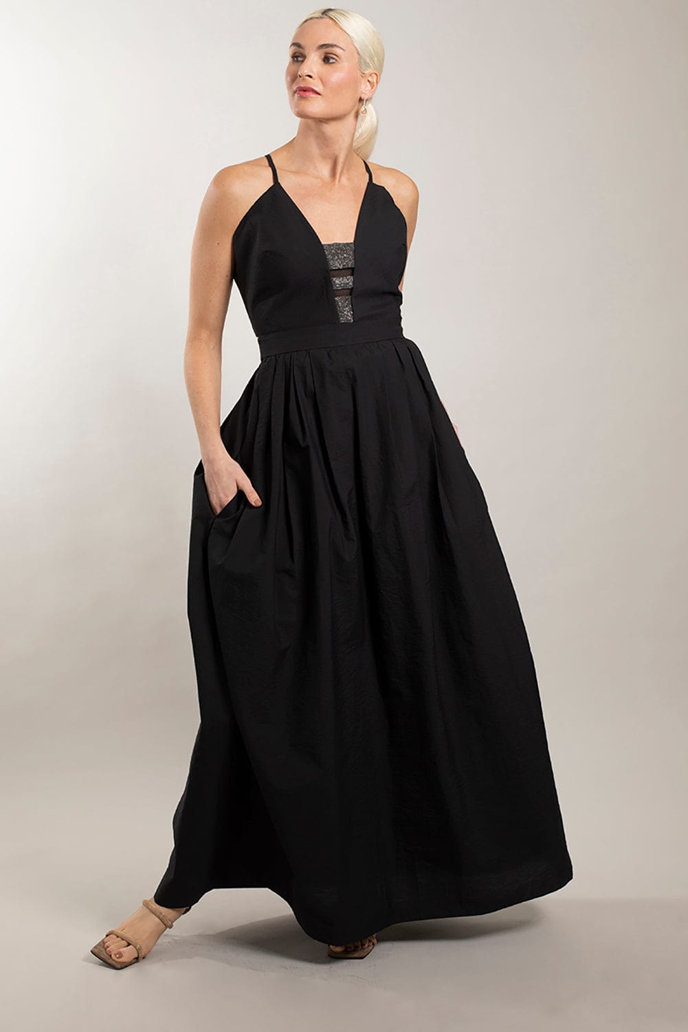 BRUNELLO CUCINELLI-Evening Dress With Monili-